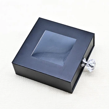 Custom Wholesale Luxury Logo Jewelry Box With Window Custom Wholesale Luxury Logo Jewelry Box With Window
